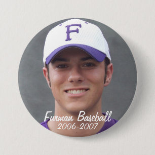 Stembridge W2007Mok, Furman Baseball, 2006-2007 Ronde Button 7,6 Cm