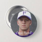 Stembridge W2007Mok, Furman Baseball, 2006-2007 Ronde Button 7,6 Cm (Voorkant /achterkant)