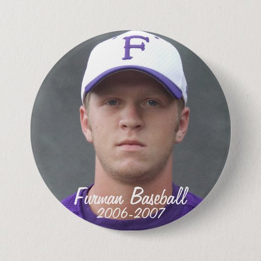 Stembridge W2007Mok, Furman Baseball, 2006-2007 Ronde Button 7,6 Cm (Voorkant)