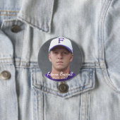 Stembridge W2007Mok, Furman Baseball, 2006-2007 Ronde Button 7,6 Cm (In situ)