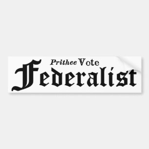 Stemfederalist Bumpersticker