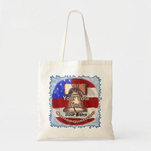 Stemgevolgen Tote Bag (Voorkant)