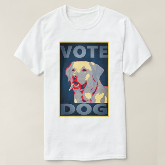 Stemhond T-shirt (Design voorkant)