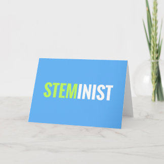 STEMinist Notecard Kaart