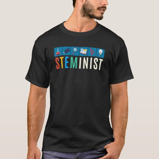 Steminist Science Technology Engineering Wiskunde T-shirt (Voorkant)