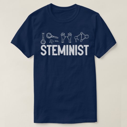 Steminist Science Technology Engineering Wiskunde  T-shirt (Design voorkant)