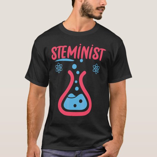 Steminist Science Technology Engineering Wiskunde  T-shirt (Voorkant)