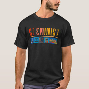 Steminist Science Technology Engineering Wiskunde  T-shirt