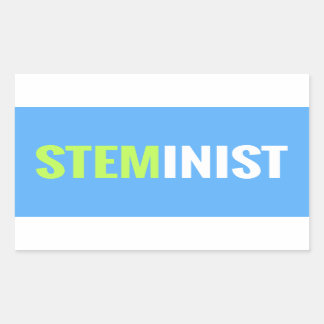STEMinist-Sticker - Rechthoek Rechthoekige Sticker