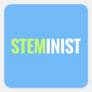 STEMinist Sticker - Vierkant