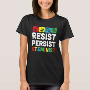 Steminist voor de vrouwelijke wetenschapper Vrouw T-shirt