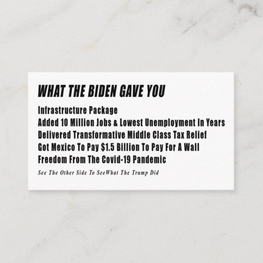 Stemkaart Informatiekaartje (Voorkant)