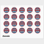 Stemkiezer Ronde Sticker (Vel)