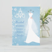 Stemkleding Chandelier Bridal - Uitnodiging (Staand voorkant)