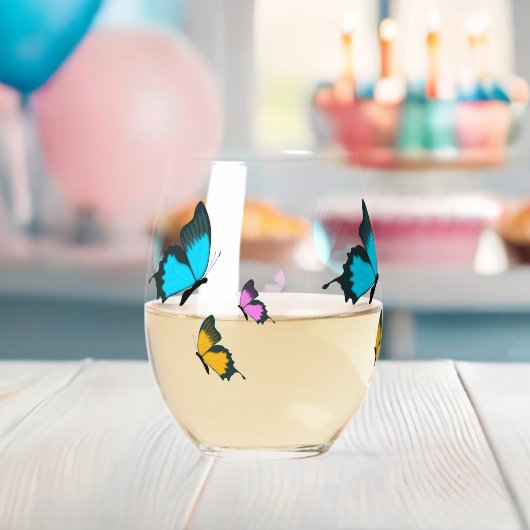 Stemloos wijnglas zonder voet (Insitu (Baby Shower))