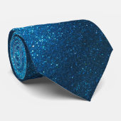 Stemmen bij blauw Glitter Ombre Sparkles Stropdas (Opgerold)