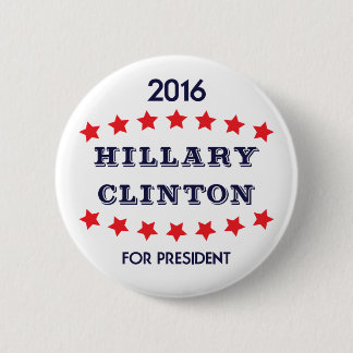 Stemmen Hillary Clinton voor President 2016 Button