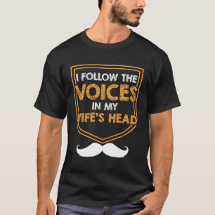 Stemmen in mijn hoofd Papa Humor Papa T-shirt