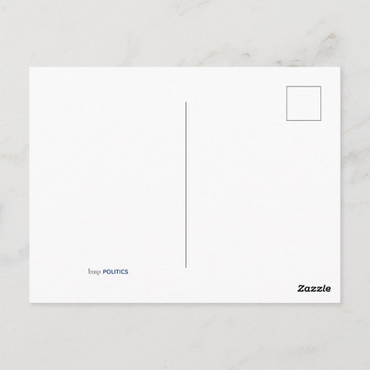 Stemmen is uw verantwoordelijkheid. Stemming over  Briefkaart (Achterkant)