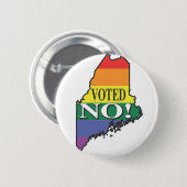Stemmen nee! ronde button 5,7 cm (Voorkant /achterkant)