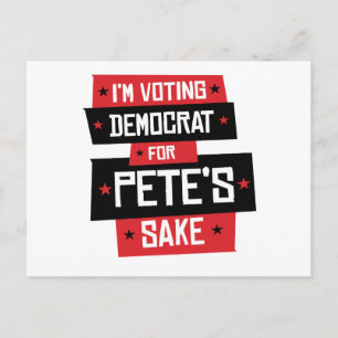 Stemmen op de Democraten omwille van God Briefkaart
