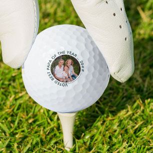 Stemmen over de beste papieren van het jaar Foto Golfballen