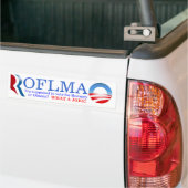 Stemmen Romney of Obama? Bumpersticker (Op Truck)