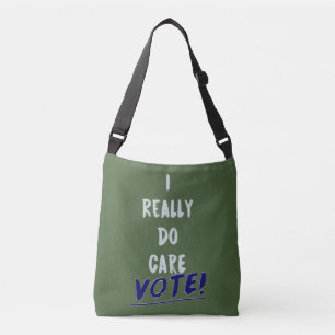 Stemmen tegen de Trump in Melania Crossbody Tas