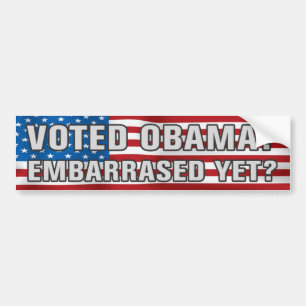 Stemmen tegen Obama? Bumpersticker