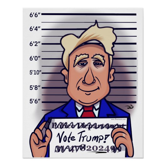 Stemmen Trump Glossy Poster Perfect Poster (Voorkant)