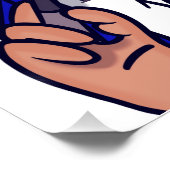 Stemmen Trump Glossy Poster Perfect Poster (Hoek)