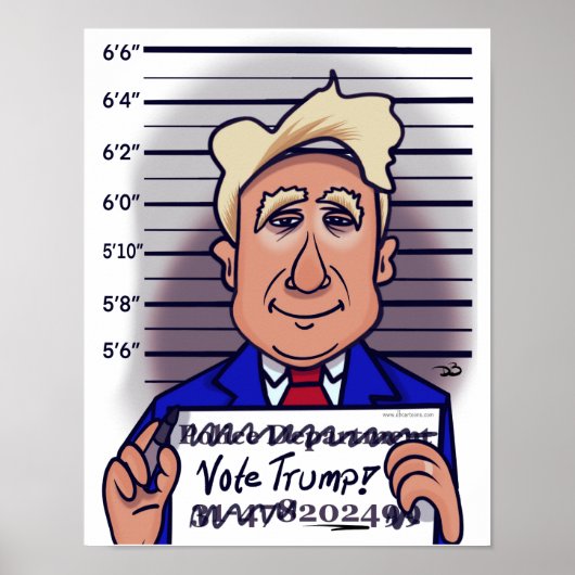 Stemmen Trump Waarde Poster (Voorkant)