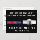 Stemmen uit het Witte Huis Briefkaart (Voorkant / Achterkant)