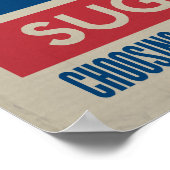 Stemmen uw afdrukken poster (Hoek)