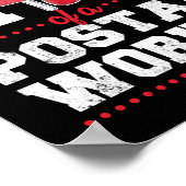 Stemmen van een postwerker per post poster (Hoek)