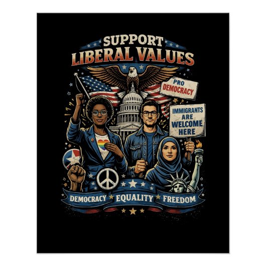 Stemmen van Vrijheid Perfect Poster (Voorkant)