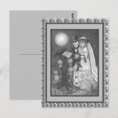 STEMMEN VOOR CEMETEREN, VAARTUIGEN, BORD EN GROOM BRIEFKAART (Voorkant / Achterkant)