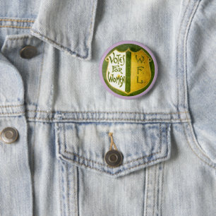 Stemmen voor de VrouwenLiga Ronde Button 5,7 Cm