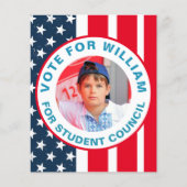 Stemmen voor President: Studentenraad Flyer (Voorkant)