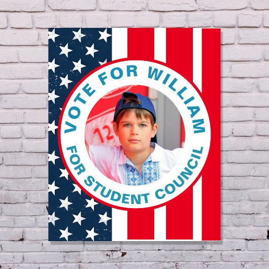 Stemmen voor President: Studentenraad Flyer