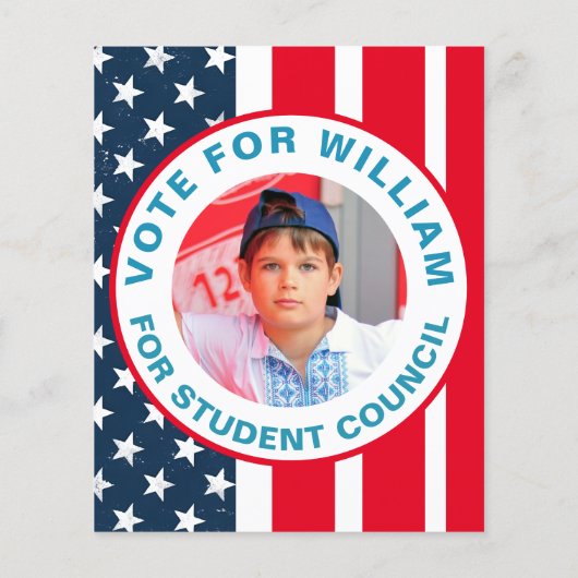 Stemmen voor President: Studentenraad Flyer (Achterkant)