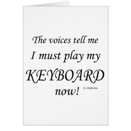 Stemmen voor toetsenbord zeggen: moet afspelen