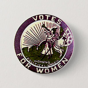 Stemmen voor vrouwen - Button