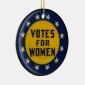 Stemmen voor vrouwen met een historische overstrom keramisch ornament (Rechts)