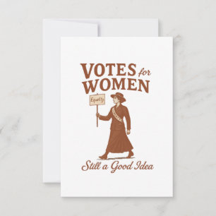 Stemmen voor vrouwen,  suffragette kunst kaart