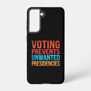 Stemmen voorkomt ongewenste verkiezingen samsung galaxy hoesje