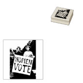 Stemmen vrouwen 	rubberstempel (Gestempeld)