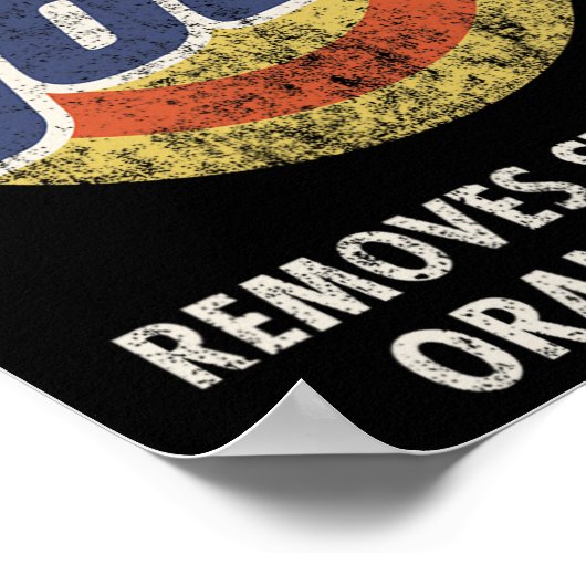 Stemmen Wasmiddel Grappig  Poster (Hoek)