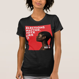 Stemmen zoals het er nu uitziet - de eerste T-shir T-shirt