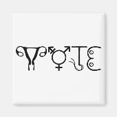 STEMMERmagneet Magneet (Voorkant)